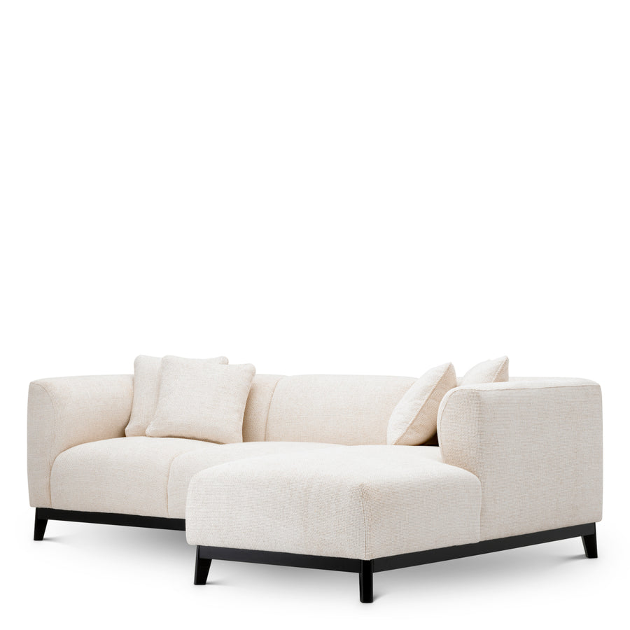 Eichholtz Corso 2 Seater Sofa Chaise Right Lyssa Off-White - 2 Seater Chaise Right Lyssa Off-White Chaise Sofas Sterling Home 1