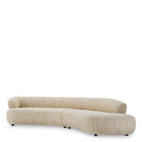 Eichholtz Cordova Curved Sofa Boucle Sonata Cream
