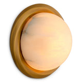Eichholtz Vigo Wall Lamp Antique Brass And Alabaster