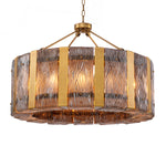 Eichholtz Elysian Chandelier Antique Brass And Smoked Glass - Chandalier Elysian Accessories Sterling Home 1