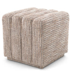 Eichholtz Bente Stool Mademoiselle Beige - Stool Mademoiselle Beige Footstools Sterling Home 1