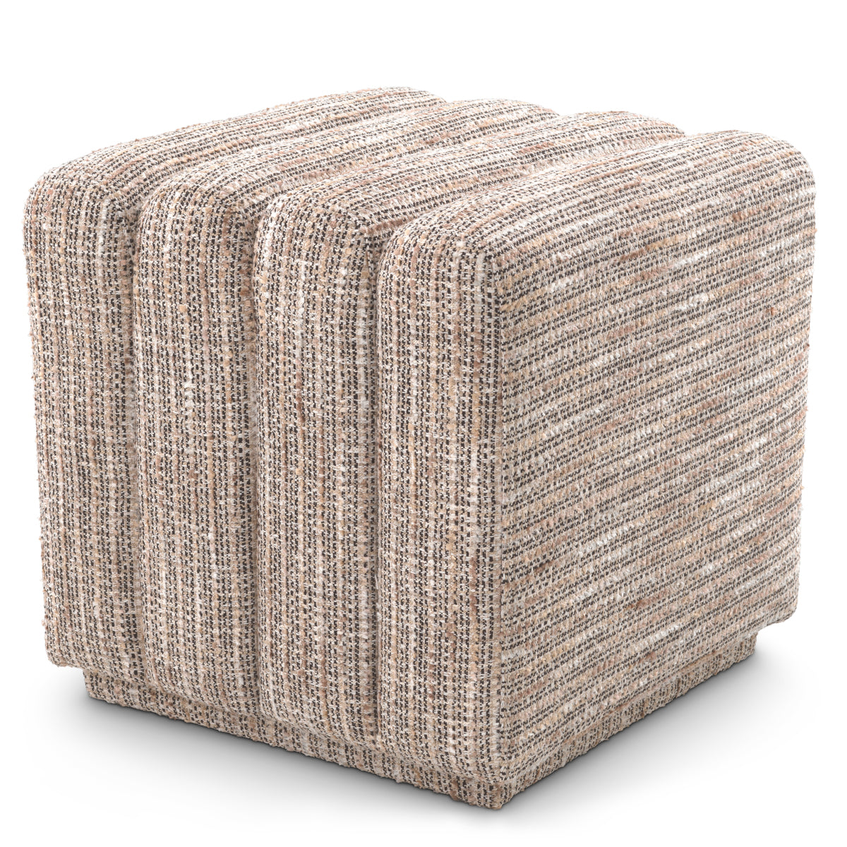 Eichholtz Bente Stool Mademoiselle Beige - Stool Mademoiselle Beige Footstools Sterling Home 1