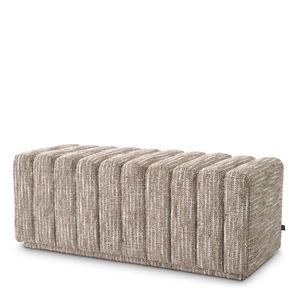 Eichholtz Bente Bench Stool Mademoiselle Beige - Bench Stool Mademoiselle Beige Footstools Sterling Home 1