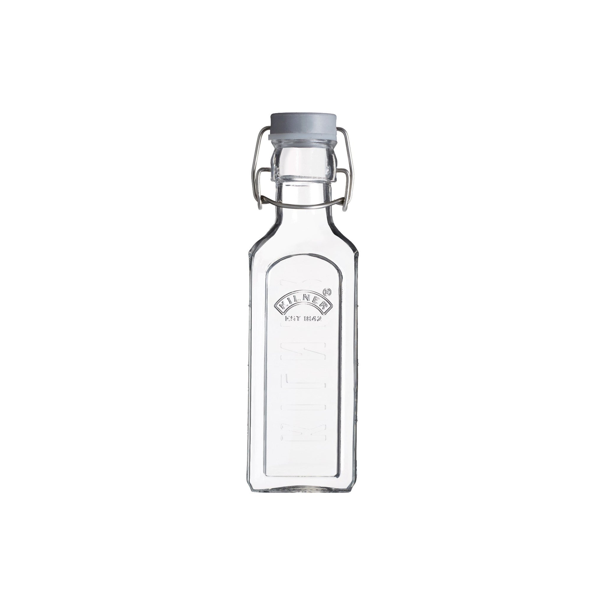 Kilner Clip Top Square Bottle 0.25 Litre Sterling Home 2