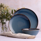 Mason Cash Reactive Blue 12 Piece Dinnerset