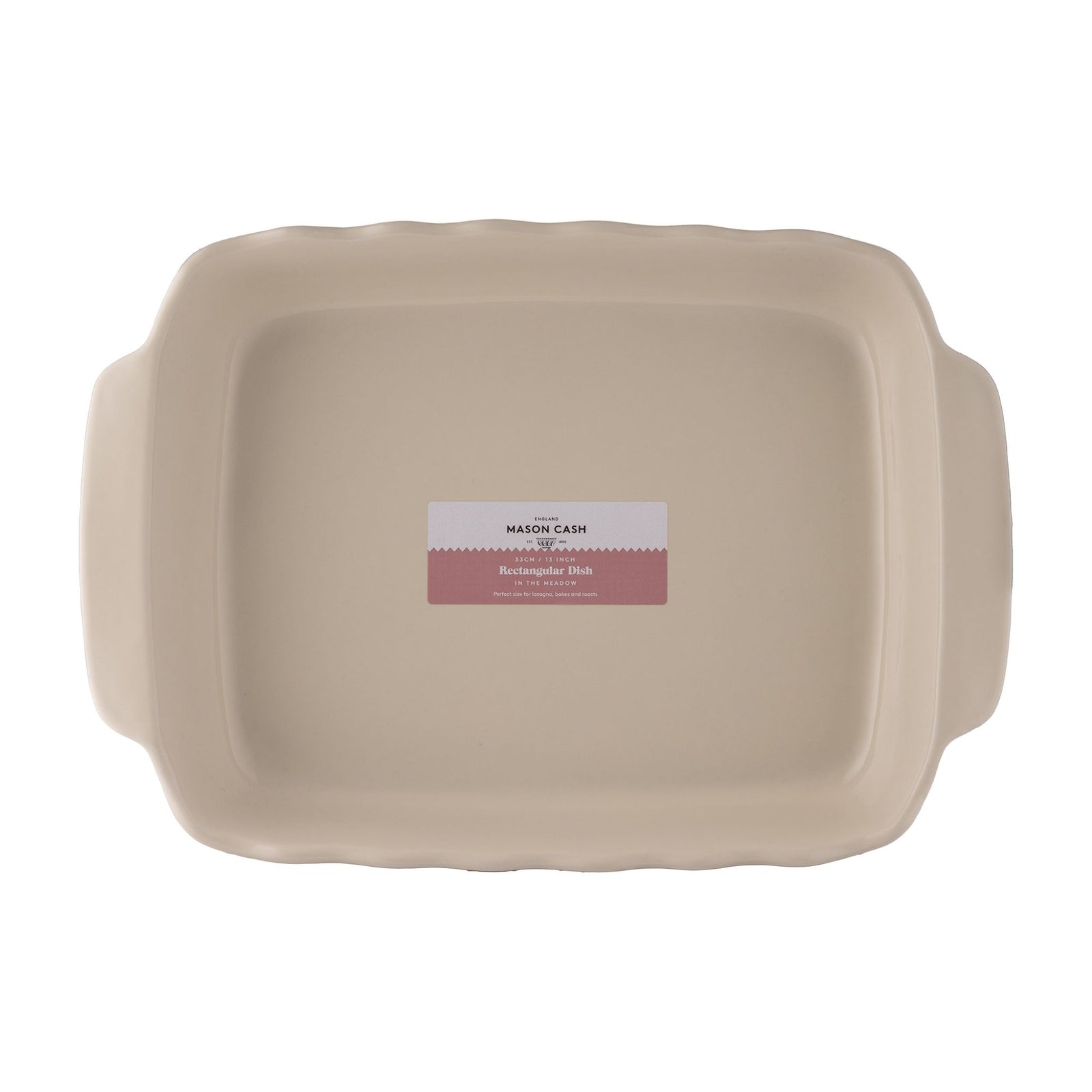 Mason Cash In The Meadow Cream Large Rectangle Dish