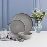Mason Cash Reactive Aura 12 Piece Grey Dinner Set