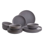 Mason Cash Reactive Aura 12 Piece Grey Dinner Set - MC Reactive Aura 12 Piece Grey Dinner Set