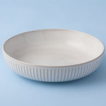 Mason Cash Reactive Ridge White Pasta Bowl - MC Reactive Ridge White Pasta Bowl