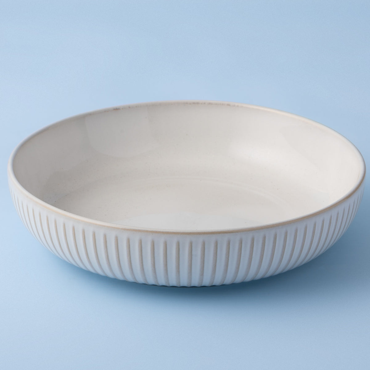 Mason Cash Reactive Ridge White Pasta Bowl - MC Reactive Ridge White Pasta Bowl
