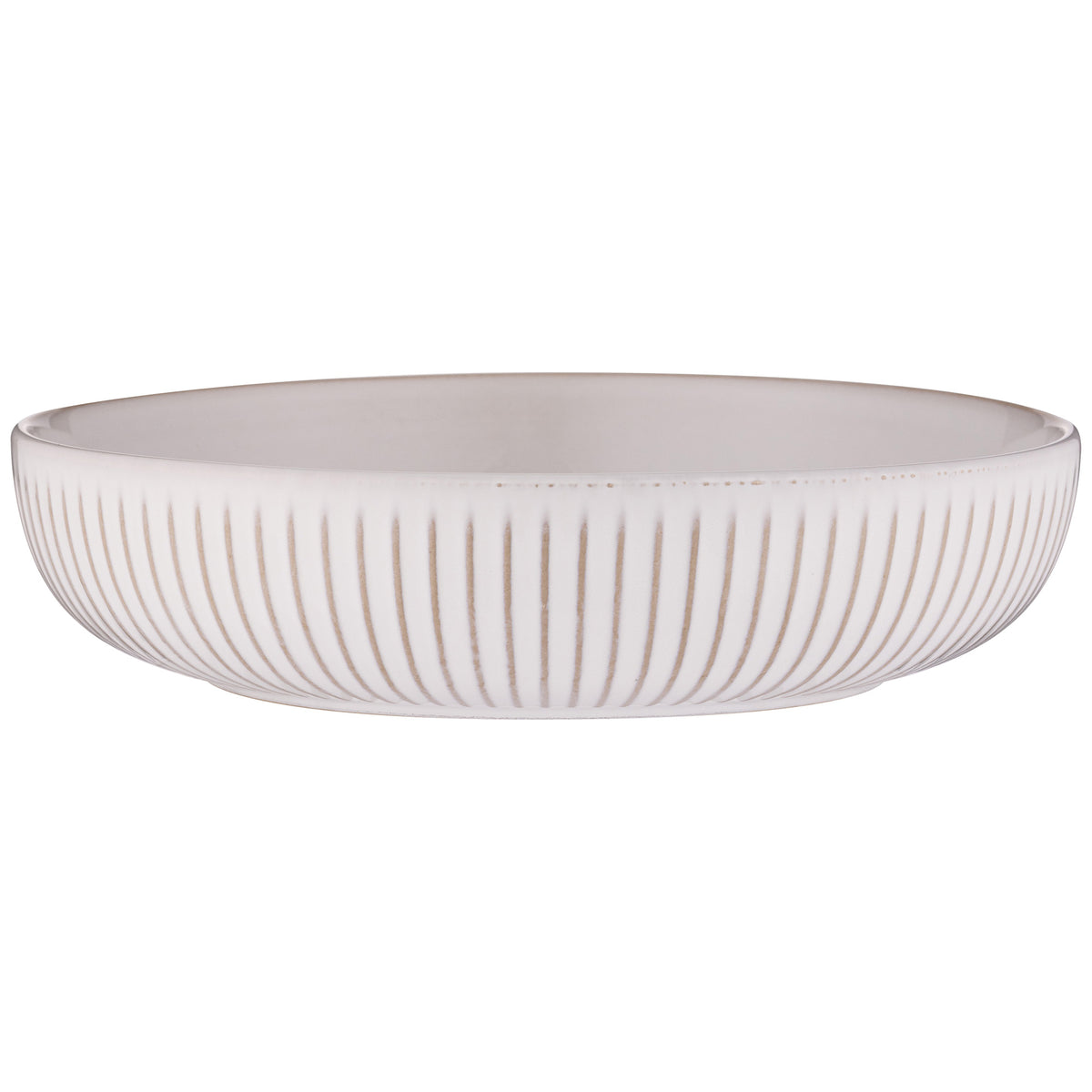 Mason Cash Reactive Ridge White Pasta Bowl - MC Reactive Ridge White Pasta Bowl