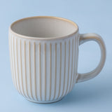 Mason Cash Reactive Ridge White Mug
