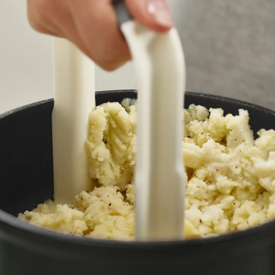 Joseph Joseph White Easy-Mash Potato Masher - Easy-Mash Potato Masher - White Sterling Home 2