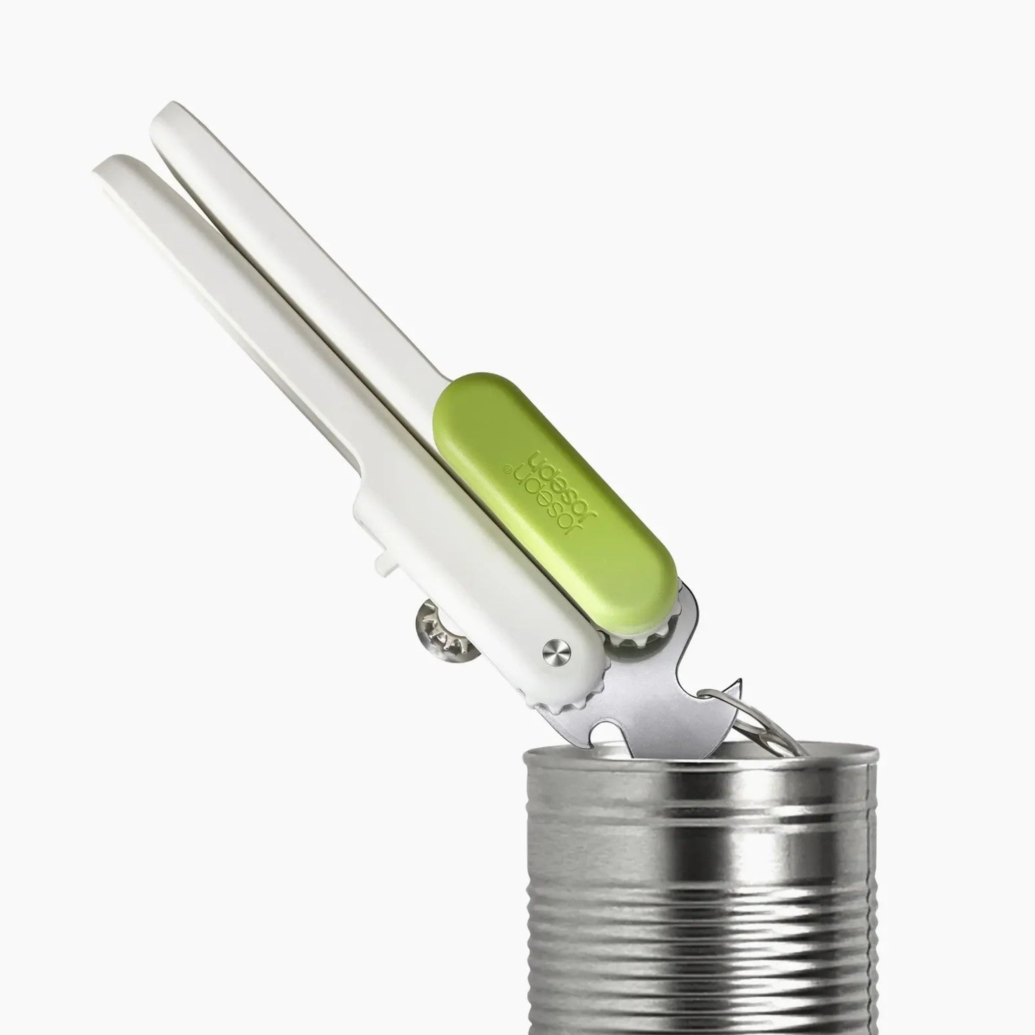 Joseph Joseph White and Green Pivot 3 in 1 Can Opener - Pivot 3-in-1 Can Opener White/Green Sterling Home 3