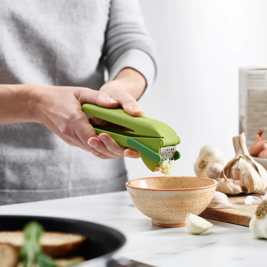 Joseph Joseph Green Clean Force Garlic Press - Clean Force Garlic Press Green Sterling Home 1