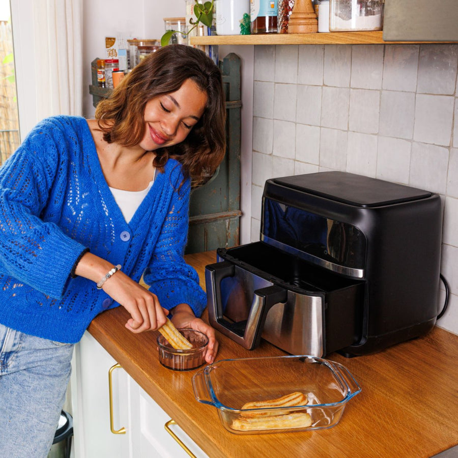 Pyrex Rectangular Air Fryer Dish Without Lid 1.2L - Pyrex Rectangular Air Fryer Dish Without Lid 1.2L Sterling Home 1
