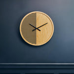 Vitus Large Wooden Wall Clock Sterling Home 1
