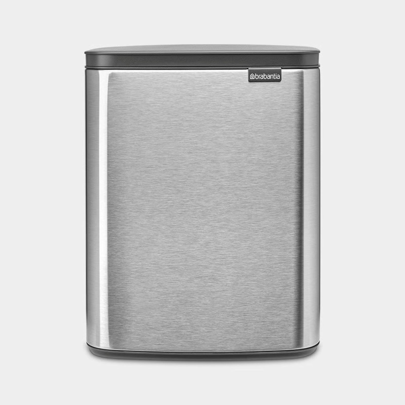 Brabantia Bo Waste Bin Matt Steel 12L - Bo Waste Bin 12L Matt Steel Fingerprint Proof Sterling Home 2