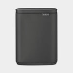 Brabantia Waste Bin Mineral Infinite Grey 7L - Bo Waste Bin 7L Mineral Infinite Grey Sterling Home 3