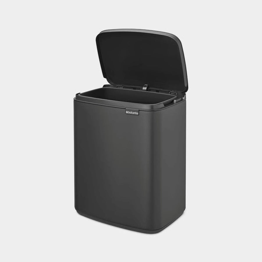 Brabantia Bo Waste Bin Mineral Infinite Grey 12L - Bo Waste Bin 12L Mineral Infinite Grey Sterling Home 2