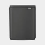 Brabantia Bo Waste Bin Mineral Infinite Grey 12L - Bo Waste Bin 12L Mineral Infinite Grey Sterling Home 3