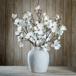 The Natural Garden Collection White Magnolia Stem Sterling Home 1