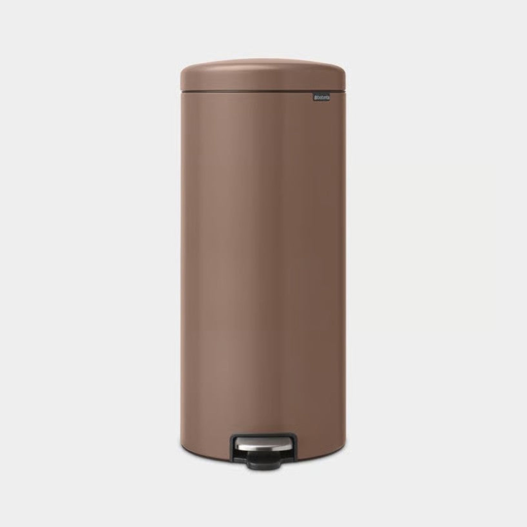 Brabantia NewIcon Pedal Bin Satin Taupe 30L Sterling Home 1