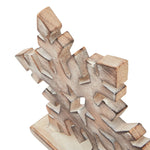 White Wash Collection Wooden Snowflake Decoration - White Wash Collection Wooden Snowflake Decoration Sterling Home 3