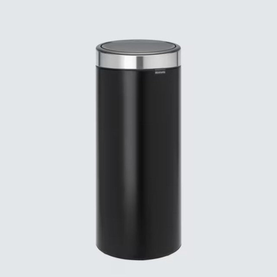 New Touch Bin Matt Black 30L Sterling Home 1