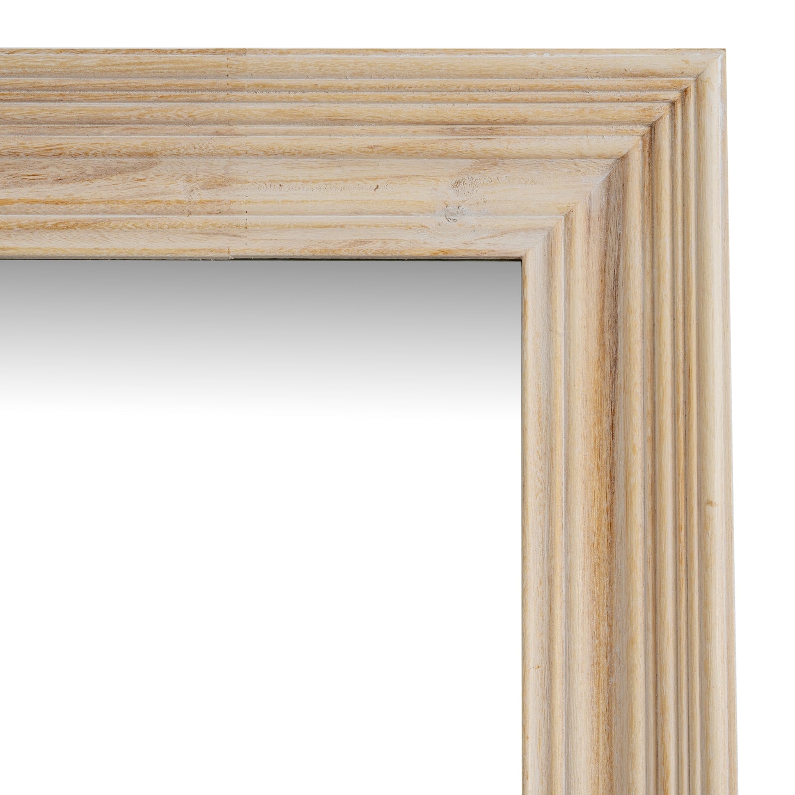 Washed Wood Large Framed Mirror 180X90CM