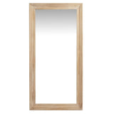 Washed Wood Large Framed Mirror 180X90CM
