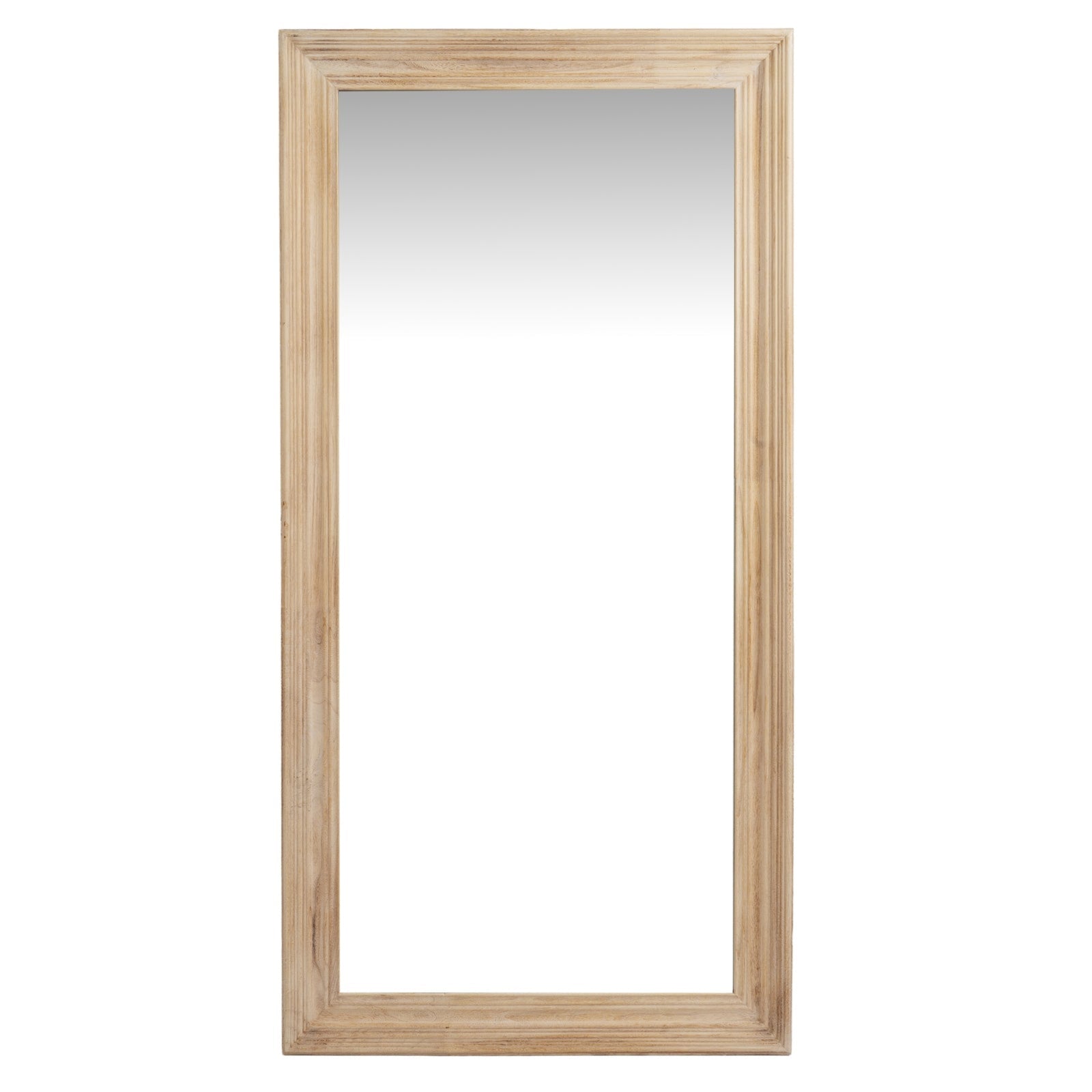 Washed Wood Large Framed Mirror 180X90CM