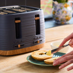Morphy Richards 4 Slice Grey Toaster Flint - Clay 4-Slice Grey Toaster-Flint Sterling Home 2