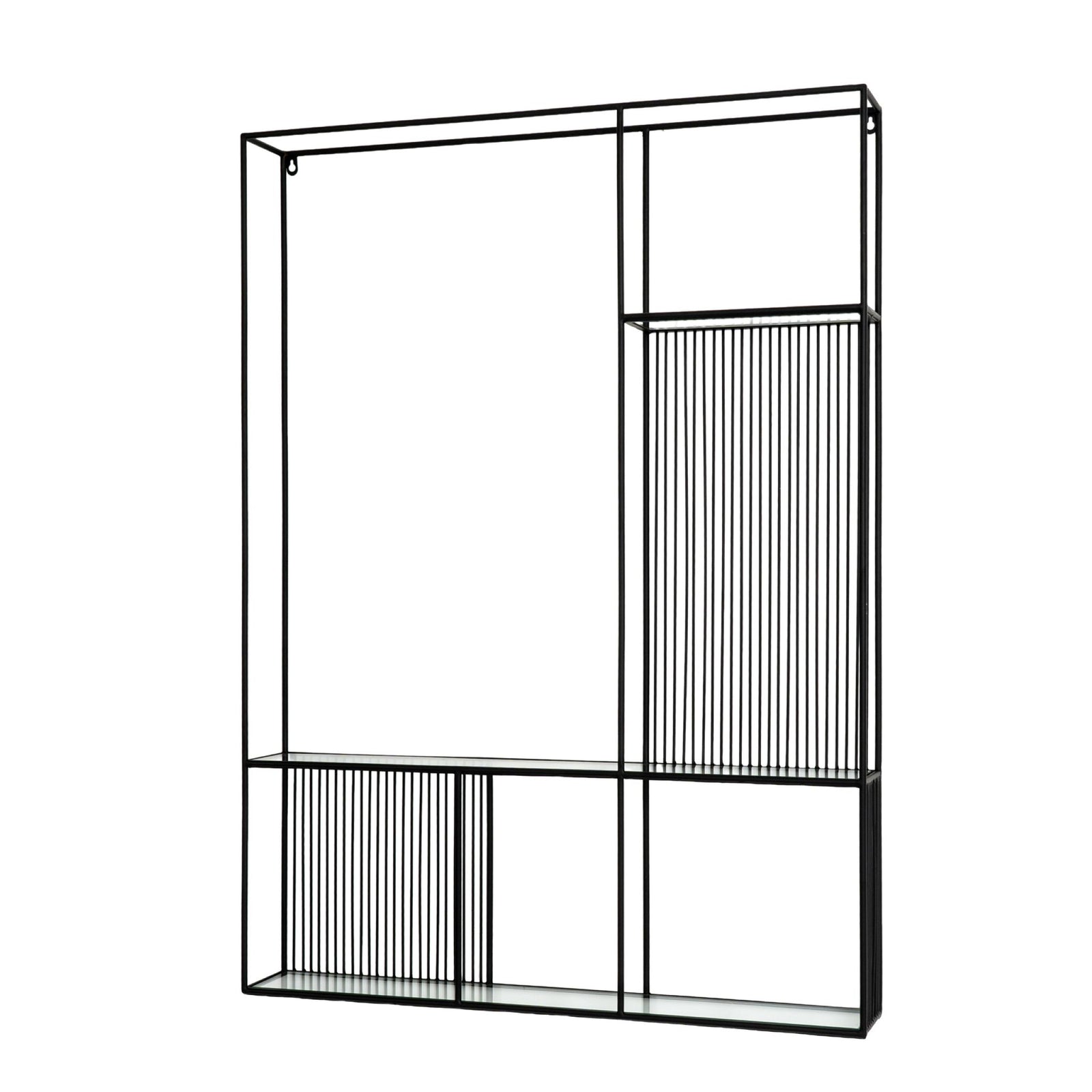 Axis Shelf Unit With Glass Shelves Sterling Home 2