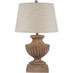Marbelle Table Lamp With Edged Linen Shade
