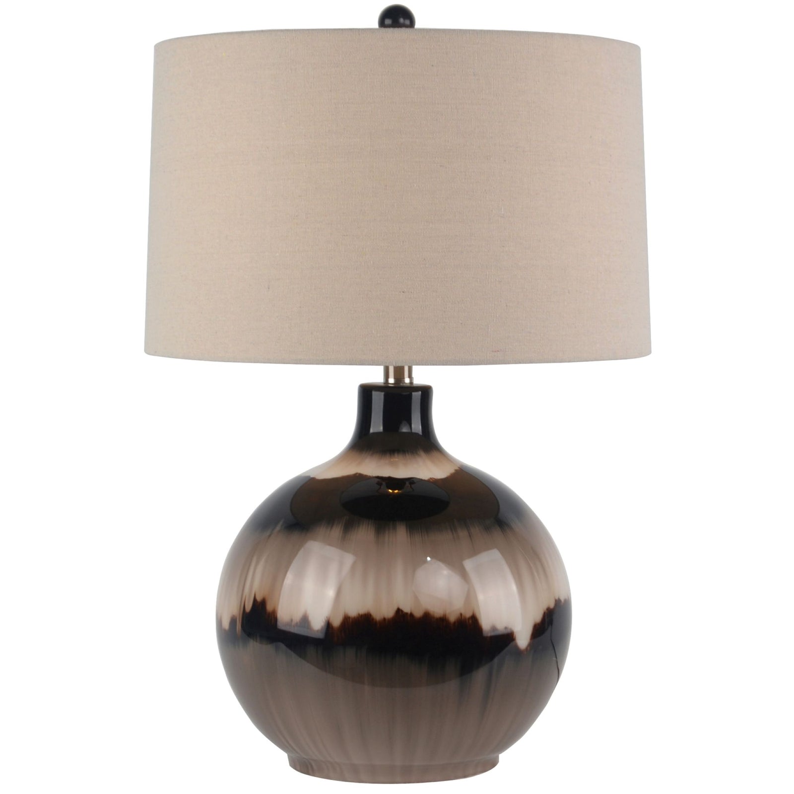 Sepia Shadows Table Lamp With Linen Shade Sterling Home 3