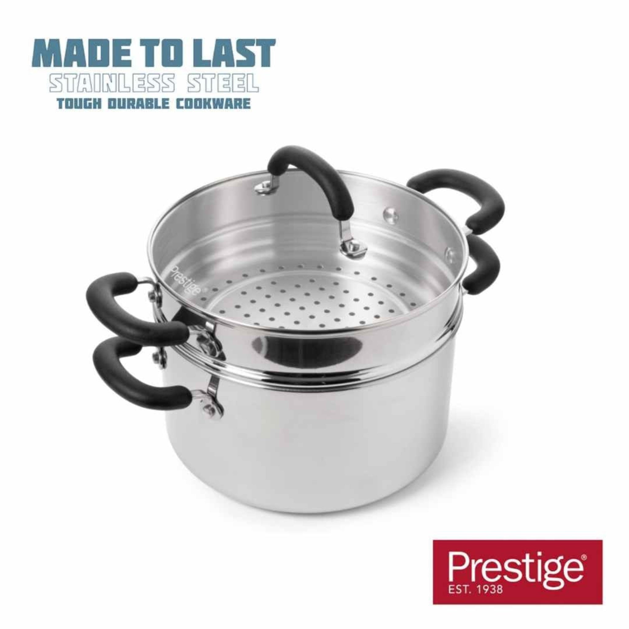 Prestige Made to Last Stockpot Steamer Basket 24CM Sterling Home 3