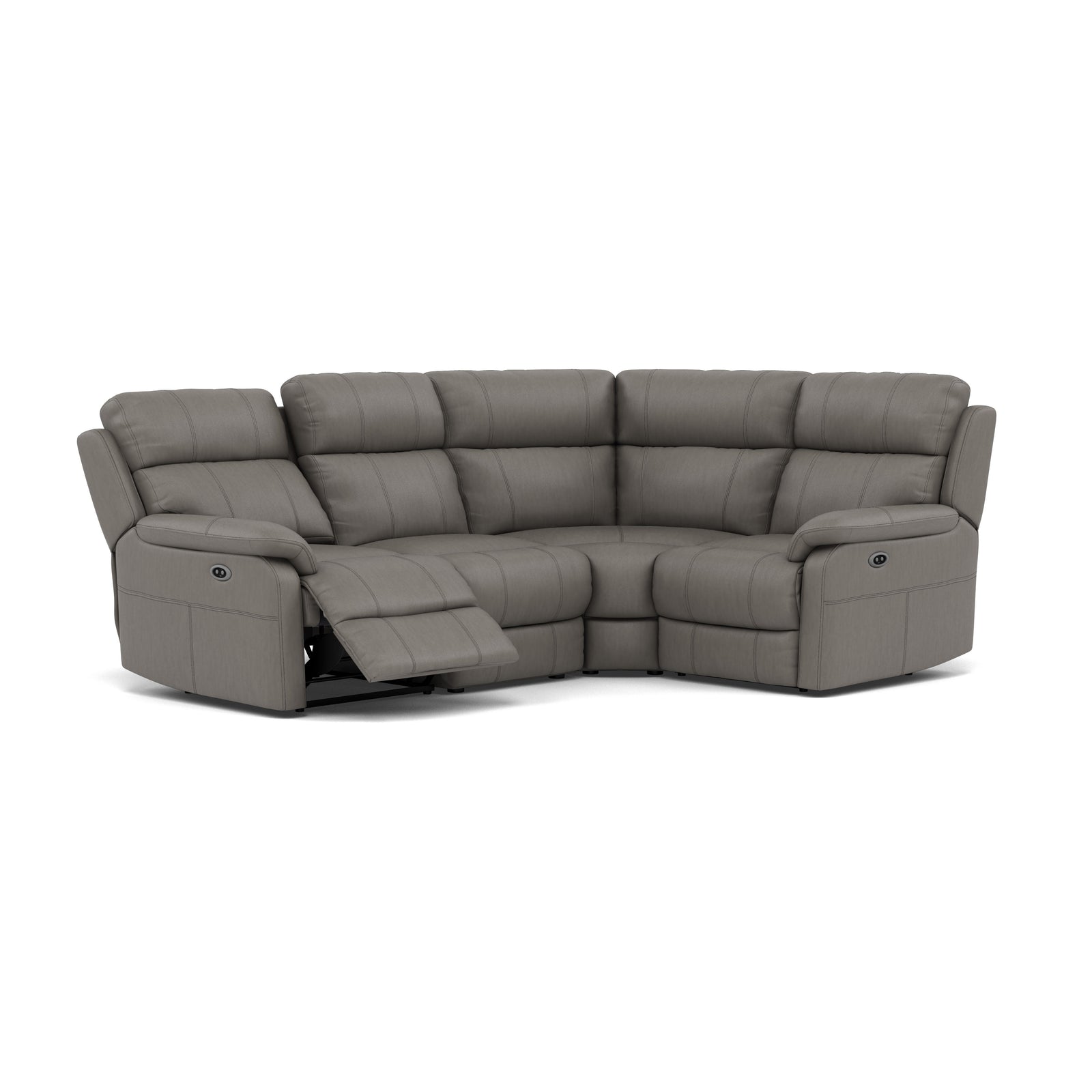 Fara Small Corner Recliner Sofa - Combination 5 2 Corner 1 with 2 Power Recliners Cat 25S - Right Hand Facing - Power Recliner with USB Sofas Sterling Home 10 NCS-042E ELEPHANT