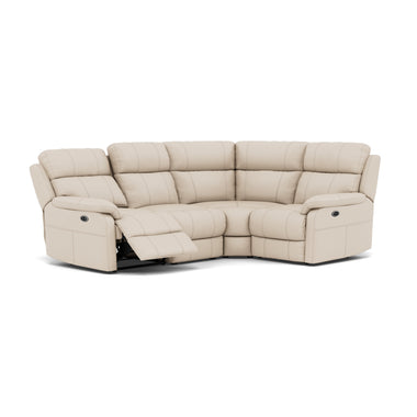 Fara Small Corner Recliner Sofa - Combination 5 2 Corner 1 with 2 Power Recliners Cat 25S - Right Hand Facing - Power Recliner with USB