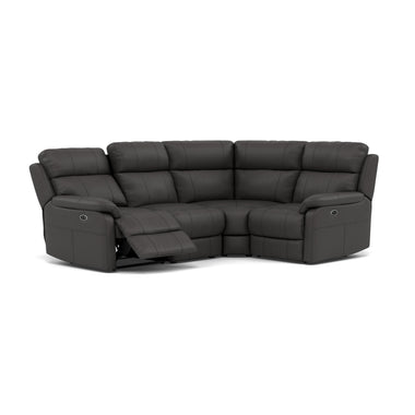 Fara Small Corner Recliner Sofa - Combination 5 2 Corner 1 with 2 Power Recliners Cat 25S - Right Hand Facing - Power Recliner with USB