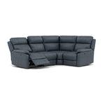 Fara Small Corner Recliner Sofa - Combination 5 2 Corner 1 with 2 Power Recliners Cat 25S - Right Hand Facing - Power Recliner with USB Sofas Sterling Home 16 NCS-313E OCEAN BLUE