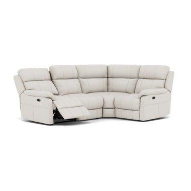 Fara Small Corner Recliner Sofa - Combination 5 2 Corner 1 with 2 Power Recliners Cat 25S - Right Hand Facing - Power Recliner with USB