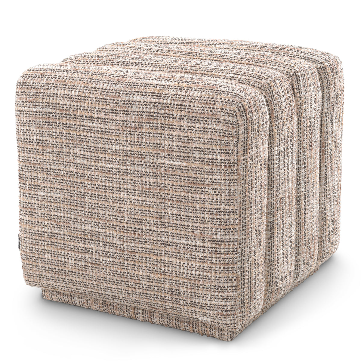 Eichholtz Bente Stool Mademoiselle Beige - Stool Mademoiselle Beige Footstools Sterling Home 2