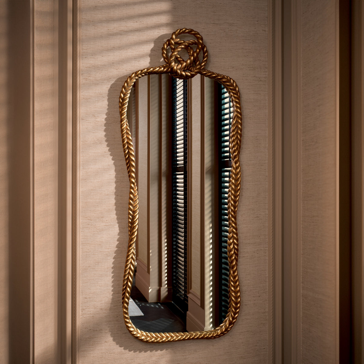 Eichholtz Vincenso Antique Gold Leaf Mirror - Vincenso L Mirror Antique Gold Leaf Accessories Sterling Home 2