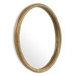 Eichholtz Salvi Round Mirror Vintage Brass Finish - Salvi Round Mirror Vintage Brass Finish Accessories Sterling Home 2