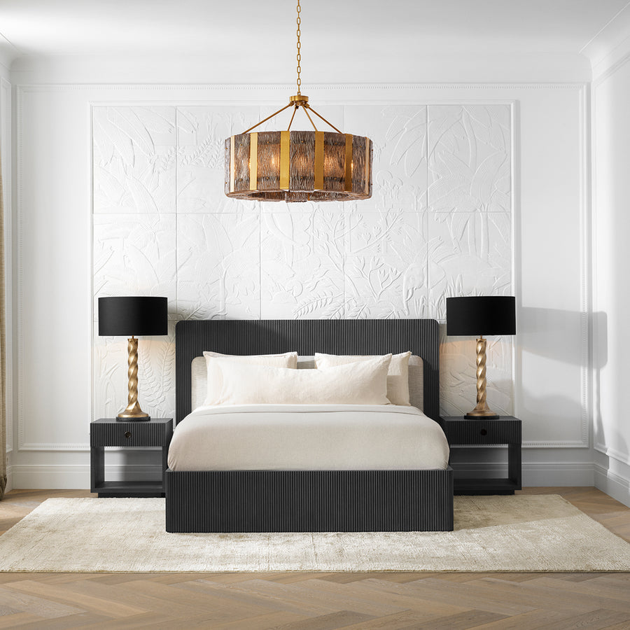 Eichholtz Elysian Chandelier Antique Brass And Smoked Glass - Chandalier Elysian Accessories Sterling Home 2