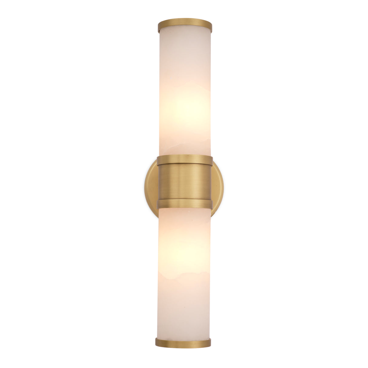 Eichholtz Claridges Double Wall Lamp Antique Brass And Alabaster - Wall Lamp Claridges Double Accessories Sterling Home 2