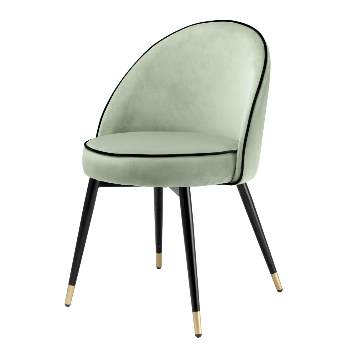 Eichholtz Cooper Dining Chair Savona Pistache Green Velvet Set Of 2 - Dining Chair Savona Pistache Green Velvet Set of 2 Dining Chair Sterling Home 2