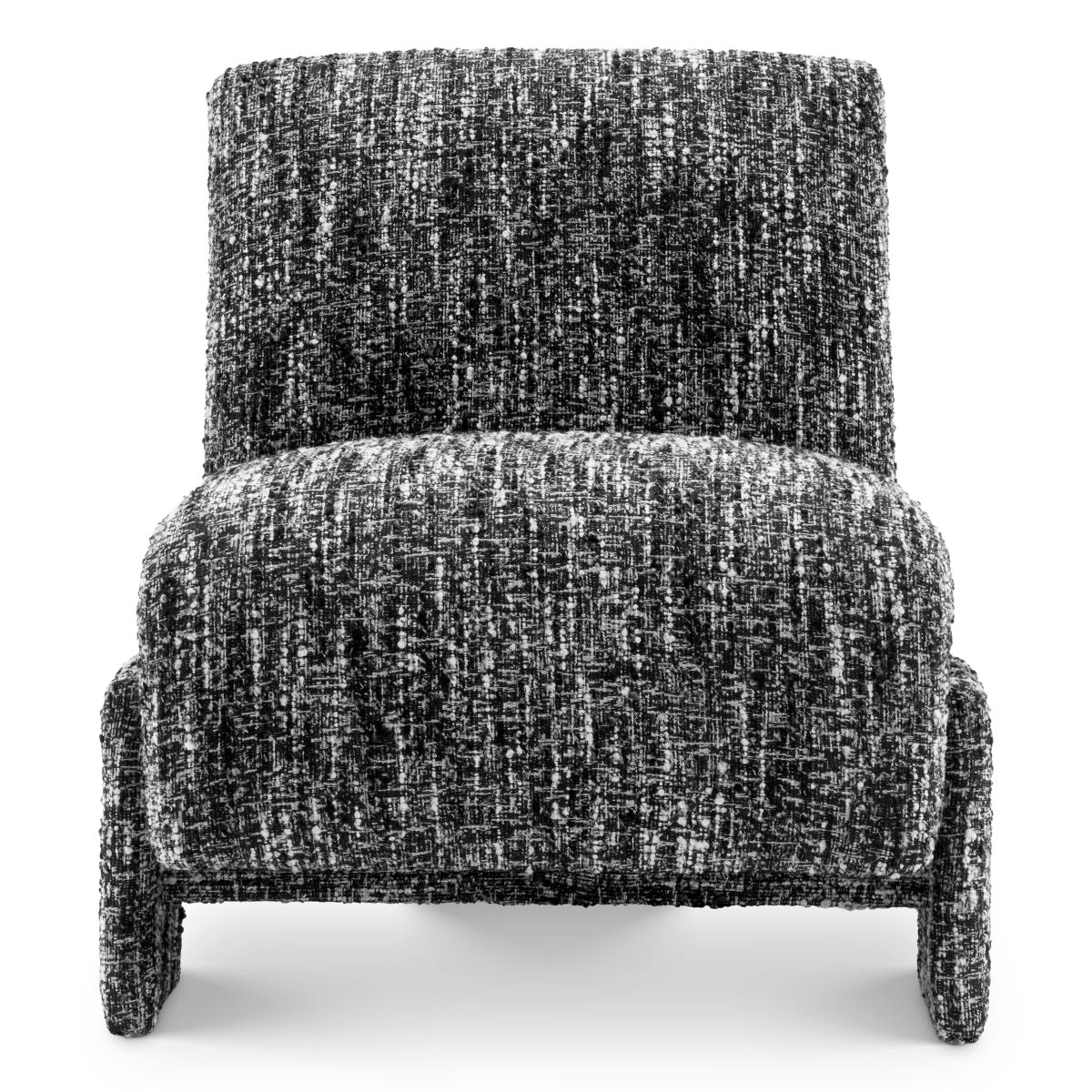 Eichholtz Rockdale Accent Chair Boucle Sonata Black - Accent Chair Boucle Sonata Black Armchairs Sterling Home 2