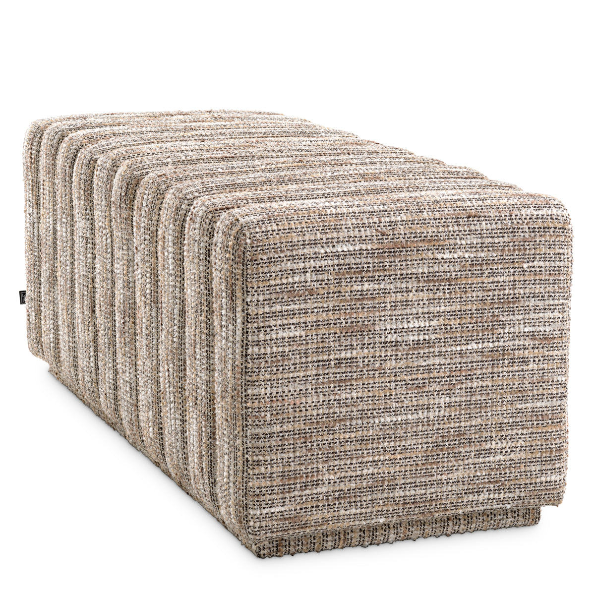 Eichholtz Bente Bench Stool Mademoiselle Beige - Bench Stool Mademoiselle Beige Footstools Sterling Home 2